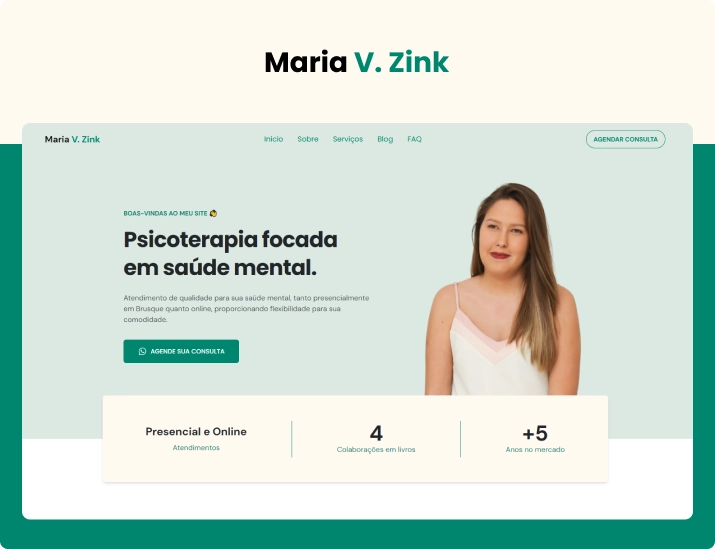 Psicóloga Maria V. Zink